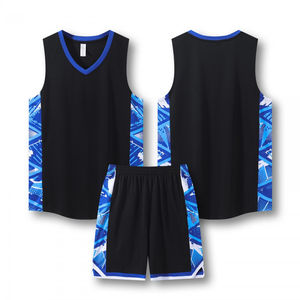 Conjunto de Camiseta y Pantalones Cortos de Baloncesto, Ligero, de Secado Rápido, Transpirable, al por Mayor - Product Image 4