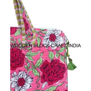 Sac à dos pour ordinateur portable en coton imprimé numérique, grand, matelassé, sac à main pour ordinateur portable, sac à main pour documents, sac à main de voyage pour ordinateur portable - Product Image 3