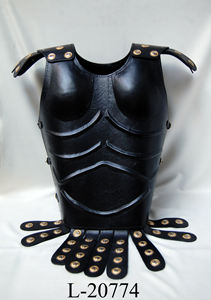 Armure en cuir noir, cuir musculaire, produit médiéval très vendu, en vente - Product Image 2
