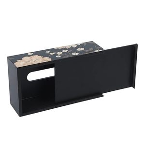 Caja de pañuelos impresa de madera hecha a mano, soporte decorativo asequible para uso doméstico y de oficina, caja de pañuelos impresa de madera elegante - Product Image 6