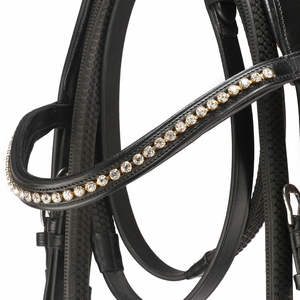 Meilleure nouvelle bride de cheval DELUXE en cuir surélevé anatomique bride en cuir de cheval anatomique - Product Image 5