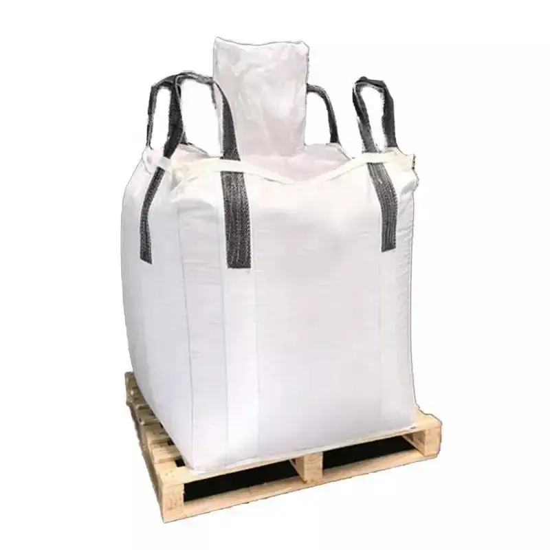Endüstriyel 1000kg 1500kg 2000Kg PP dokuma çanta fabrika üreticisi ambalaj için PP Jumbo çanta Ton çanta FIBC