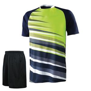 Ensemble d'uniformes de football français personnalisés de haute qualité OEM Maillot de football sportif de qualité pour adultes Technologie de coupe automatisée directe - Product Image 6