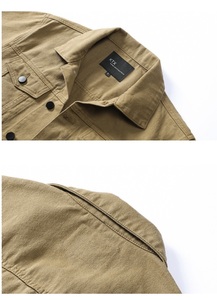 Chaquetas de Hombre, Marca de Moda, Estilo Denim, Holgadas, Versión Casual para Deportes, Chaqueta de Motociclista, Abrigos de Hombre - Product Image 3