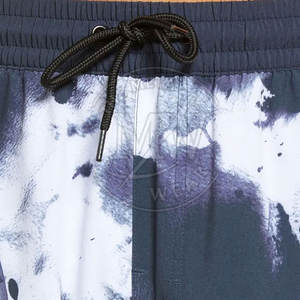 Pakistán hizo alta calidad cómodo 100% algodón pantalones cortos de hombre Casual patrón sólido contraste de Color precio barato - Product Image 4