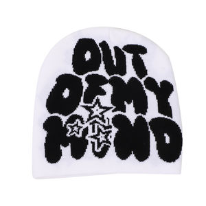 Gorro de Esquí Personalizado de Alta Calidad con Logotipo, Gorro de Punto Jacquard 100% Acrílico, Gorro de Calle sin Dobladillo, Gorro de Alta Calidad - Product Image 2