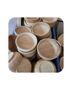 Whole Sale Bamboo Bowl Sustainable Custom Bamboo Products Stocked Manufacturer VietChoice Made In Vietnam High Quality - Product Image 1