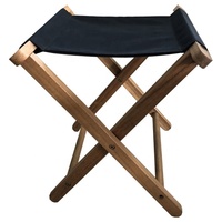Tabouret de pêche en plein air pliable et créatif, tabouret en bois pour adulte, chaise légère en toile