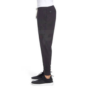 Pantalon de jogging décontracté pour homme 100% coton longueur genou coupe skinny pour gym fitness course d'automne entraînement - Product Image 4