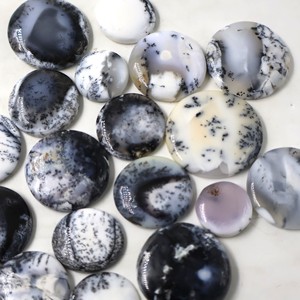 High Quality 100% Natural <b>White</b> Dendrite Opal Loose Gemstones Best Quality Cab for Making Jewelry Calibrated Size Mix Shape - Product Image 6