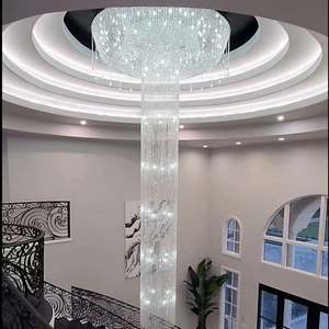 Lámpara de <span class=keywords><strong>Techo</strong></span> de Cristal Moderna y Lujosa de Estilo Francés para Vestíbulo de Hotel o Boda, <span class=keywords><strong>Globo</strong></span> de 3,5 Metros, Araña Colgante - Product Image 1