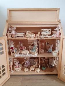 Conjunto de muebles de muñeca de ratán hecho a mano compuesto por 12 piezas hecho en Vietnam al por mayor 2023 - Product Image 4