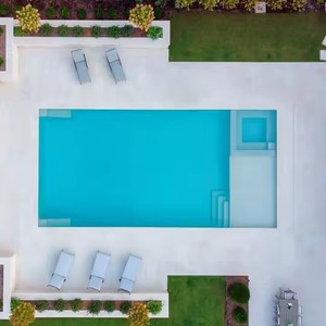 Piscina Prefabricada de Fibra de Vidrio para Patio Personalizada de 8m 26 pies 30 pies, Diseño de Piscina Exterior, Carcasa de Piscina de Fibra de Vidrio en Venta - Product Image 3