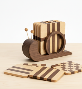 High Quality Classic Round Wooden Eco-Friendly Durable Coffee <b>Cup</b> Drink <b>Mat</b> Natural Wood Sustainable Tableware Gift - Product Image 2