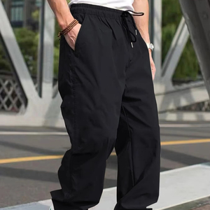 กางเกงผู้ชายผ้าคอตตอนออร์แกนิกแห้งเร็วกางเกงคาร์โก้จ็อกเกอร์แบบลำลองมีกระเป๋าหลายกระเป๋ากางเกงเข้ายิมของผู้ชายกางเกงผู้ชายผ้าคอตตอนออร์แกนิก100% ทันสมัย - Product Image 1