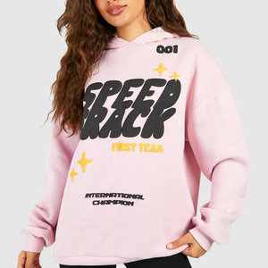 Sudadera con Capucha de Alta Calidad, Fabricantes, Impresión Personalizada, Sudadera Holgada, Tallas Grandes, Sudaderas para Mujer - Product Image 1