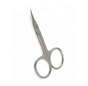 Tijeras de uñas para cutículas de manicura puntiagudas Extra afiladas curvas de acero inoxidable sólido de alta calidad - Product Image 5