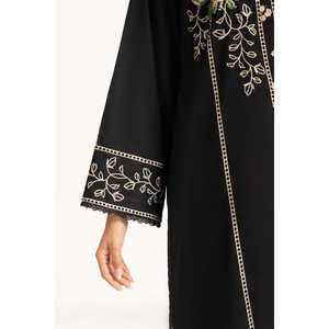 Conjunto de Dos Piezas Casual para Mujer, Negro, de Poliéster con Textura, Bordado, Talla XXS, Largo por Encima de la Rodilla, con Diseño sin Cuello - Product Image 3