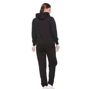 Ensembles de jogging de gymnastique pour femmes ensemble deux pièces à motif solide avec pantalon élastique grande taille survêtement d'hiver vente en gros de nouveautés - Product Image 3