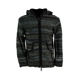 Best Ever-veste tricotée à la main en laine mérinos, veste de népal, veste Strick faite à la main au népal, disponible à bon prix - Product Image 1