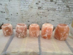 Portavelas de cristal natural hecho a mano, pieza artística decorativa tallada de estilo amoroso para dormitorio, sala de estar o regalos - Product Image 4