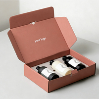 Boîte d'emballage de shampooing personnalisée recyclable avec logo imprimé, boîtes en carton ondulé kraft, boîtes cadeaux, boîtes d'expédition avec emballage