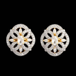 Boucles d'oreilles pour femmes - Dorées - Product Image 1