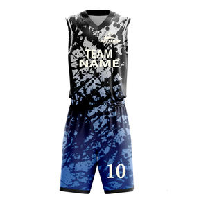Tenue d'équipe de basketball, ensemble de maillot de basketball, short de basketball - Product Image 1