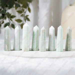 100% Assured Quality Premium AAA Grade Modern Stylish Attractive Stunning Decorative Gemstone Amazonite Crystal Towers/Obelisk - Product Image 1