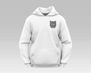 Sweat-shirts à capuche en molleton polycoton tricoté de haute qualité, personnalisés en usine, avec broderie de patch, 340 GSM, manches chauve-souris, pour hommes - Product Image 1