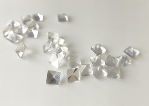 อัญมณีหลวมทรงเหลี่ยมใส6มม. ถึง12มม. ทำด้วยมือคริสตัลควอทซ์ธรรมชาติสำหรับทำเครื่องประดับอัญมณีปรับเทียบ - Product Image 6