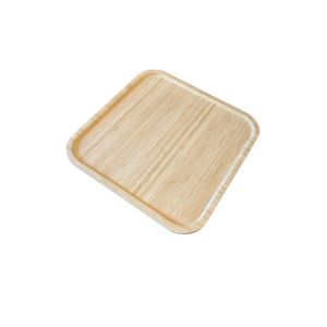 Plateau de service rectangulaire Continenta, plateau en bois, plateau en bois de caoutchouc, vente en gros, plateau de service alimentaire en bois personnalisé, grande et petite taille, avec poignée - Product Image 6