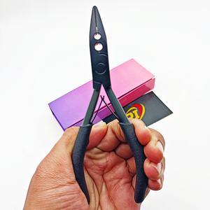 Pince à extensions de cheveux en acier inoxydable de qualité chirurgicale, durable, professionnelle, REVAMP INTERNATIONAL, pour retirer les liaisons à la kératine, deux outils - Product Image 2