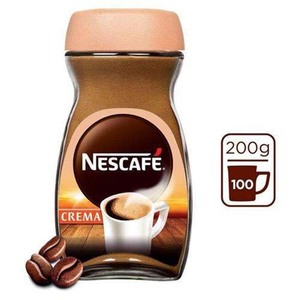 Nescafee Crema กาแฟสำเร็จรูป200กรัมธรรมชาติ100เปอร์เซ็นต์ด้วยรสชาติที่ละเอียดอ่อนเป็นเอกลักษณ์ - Product Image 1