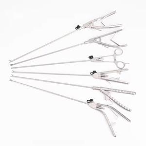 Pinzas Portaagujas para Instrumentos Laparoscópicos para Entrenamiento, Herramientas de Enseñanza para Prácticas de Simulación de Laparoscopia, Portaagujas - Product Image 1