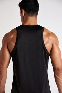 เสื้อกล้ามออกกำลังกายแขนกุดสำหรับผู้ชายเสื้อออกกำลังกายระบายอากาศได้ดีชุดวิ่งออกกำลังกายฟิตเนส - Product Image 6