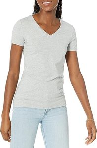 T-shirts à col en V tricotés décontractés à la mode pour femmes vente en gros d'été - Product Image 4