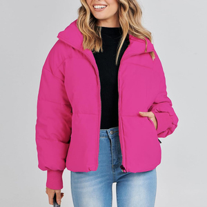 Nouvelle doudoune crop top brodé pour femme veste par temps froid avec personnalisation complète sur les tendances - Product Image 6