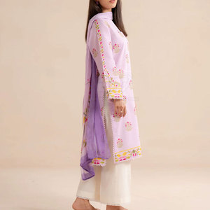 Salwar Kameez Pakistaní de Alta Calidad, Diseño Formal con Dupatta, Salwar Kameez de Algodón Pakistaní - Product Image 2