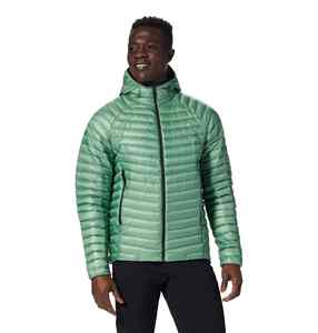 Designer Men's <b>Plus</b> <b>Size</b> Quilted Jacket Bubble Soft Canvas Waterproof Winter <b>Coat</b> O-Neck Hooded Zipper Closure Windproof Front - Product Image 2