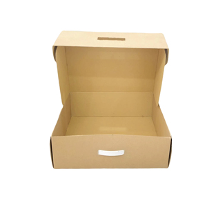 Conception à montage automatique de boîte en carton d'ordinateur portable en papier recyclé personnalisable en gros pour l'expédition industrielle et les produits ménagers - Product Image 4