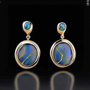 Pendientes de joyería fina estilo Plata de Ley 925 pendientes de gota de moda regalo de fiesta Unisex - Product Image 2