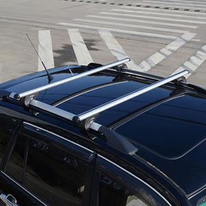 Portaequipajes de aluminio multiajuste con rieles laterales Portaequipajes para techo de automóvil - Product Image 6