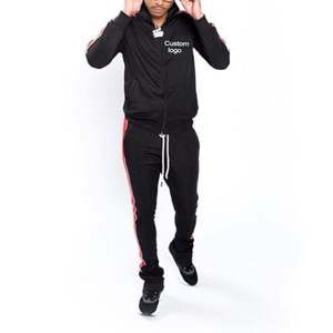 OEM Custom Printed Embroidery Logo <b>Joggers</b> Stacked Sweatpants <b>Men</b> <b>Tapered</b> Sweatsuit Unisex Sweatsuits Sweat Suit - Product Image 6