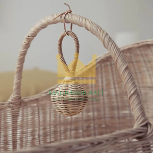 Sonajero de ratán ecológico para bebé, campanas de música naturales hechas a mano para niños, juguete de decoración para bebés y niños - Product Image 6