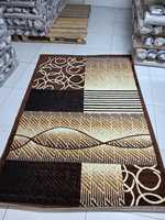 Tapis persan en cachemire tissé jacquard fait main, fabriqué à la machine, à poils moyens, résistant aux taches, tissage plat