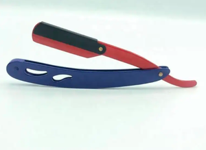 Maquinilla de afeitar profesional de borde recto de hoja de Metal inoxidable individual para polvo de afeitar de cerca, regalo para la depilación corporal de los hombres - Product Image 4