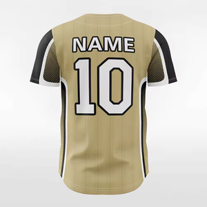 Maillot de baseball personnalisé par le fabricant avec manches courtes, option de nom et de numéro de l'équipe brodés pour les vêtements de softball - Product Image 3