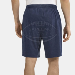 Shorts surdimensionnés pour hommes en tissu non tissé uni, séchage rapide, durables, doux pour un style de rue moderne et des activités décontractées - Product Image 3