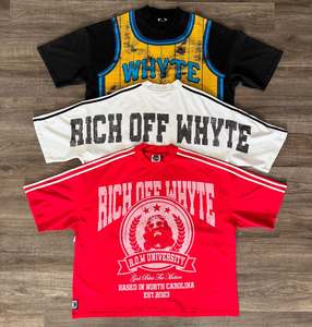 Prix bon marché respirant demi manches maille hommes maillot haute qualité mode respirant sonnerie maillot personnalisé OEM entretenu - Product Image 3